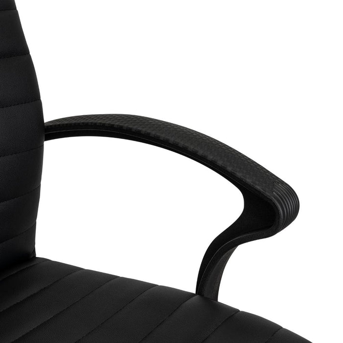 Silla Oficina X-59B, Wengue, con Cómodo Espaldar y Rodachines