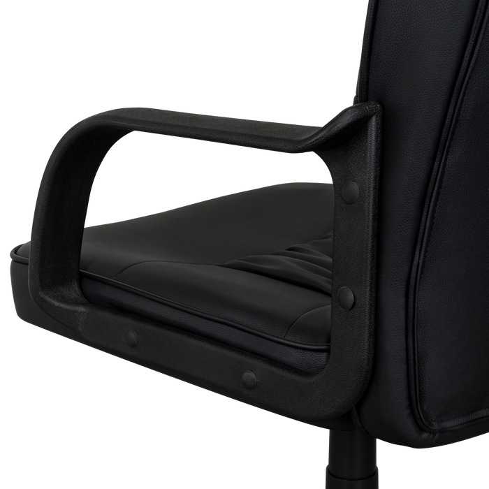 Silla Oficina X-69B, Wengue, con Cómodo Espaldar y Rodachines