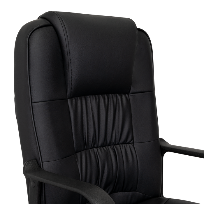 Silla Oficina X-69B, Wengue, con Cómodo Espaldar y Rodachines