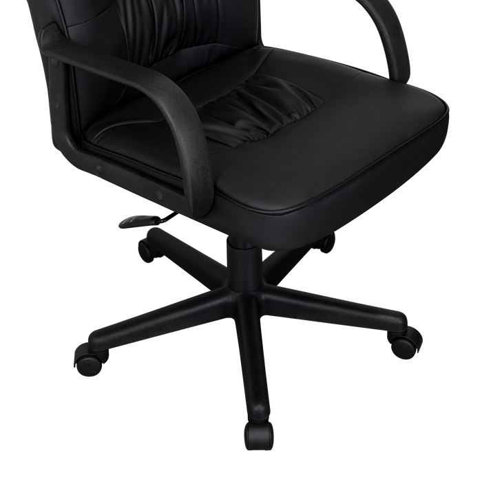 Silla Oficina X-69B, Wengue, con Cómodo Espaldar y Rodachines