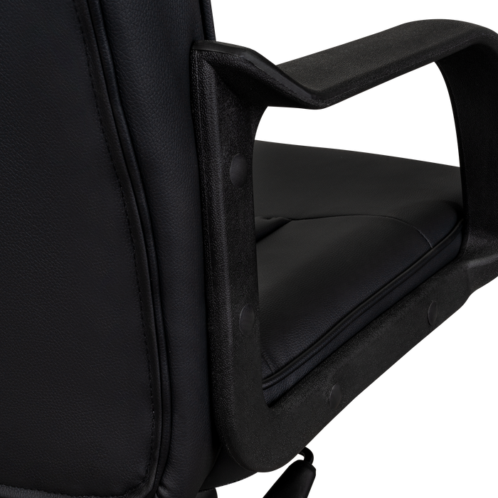 Silla Oficina X-69B, Wengue, con Cómodo Espaldar y Rodachines