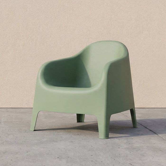 Silla Launge Sun, Verdematcha, cómoda para terraza o jardín