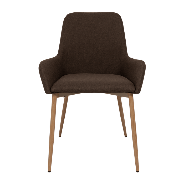 Sillas Clásicas Concept X2, Chocolate y Café Claro, con Cómodo Espaldar X2