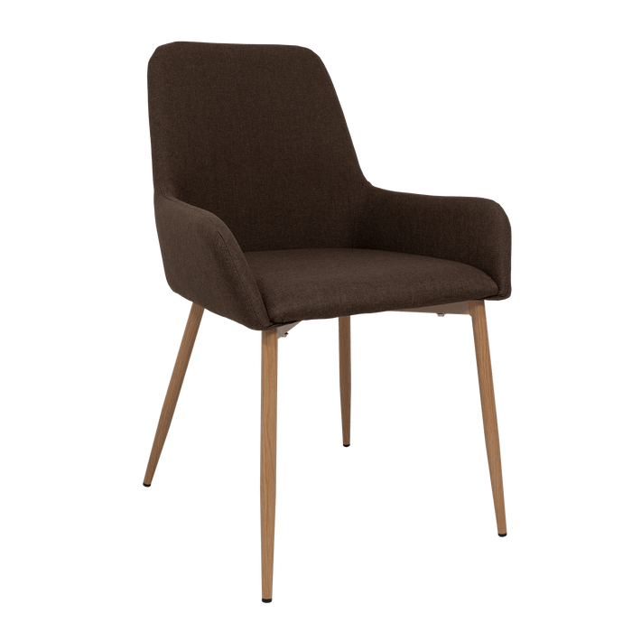 Sillas Clásicas Concept X2, Chocolate y Café Claro, con Cómodo Espaldar X2