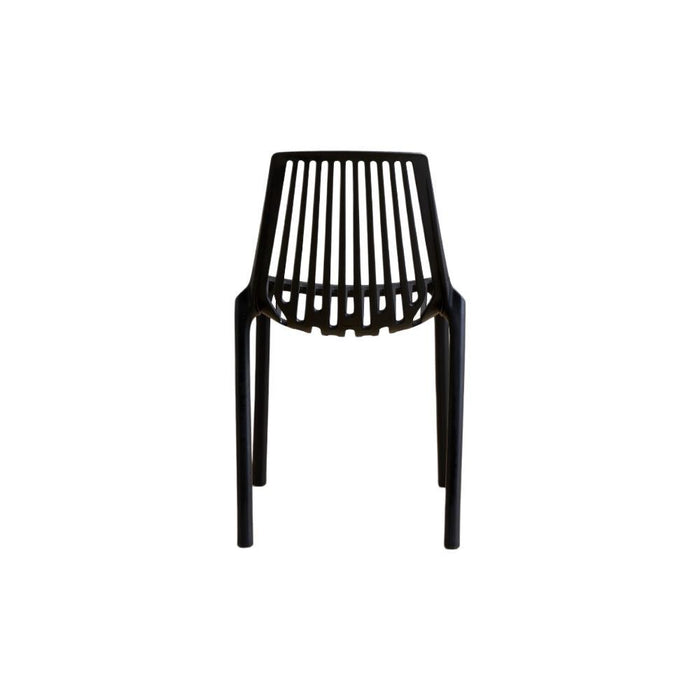Silla Tanger, Negro, con Espaldar y Diseño Moderno
