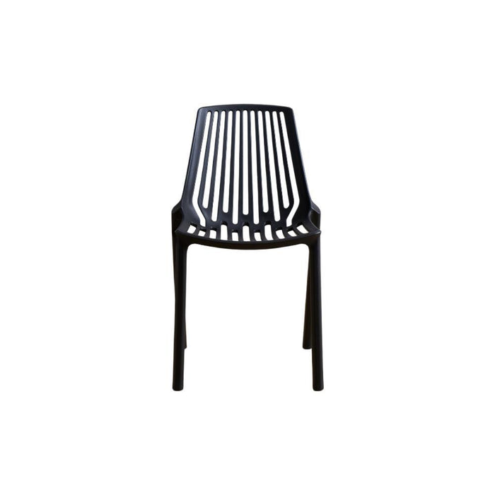 Silla Tanger, Negro, con Espaldar y Diseño Moderno