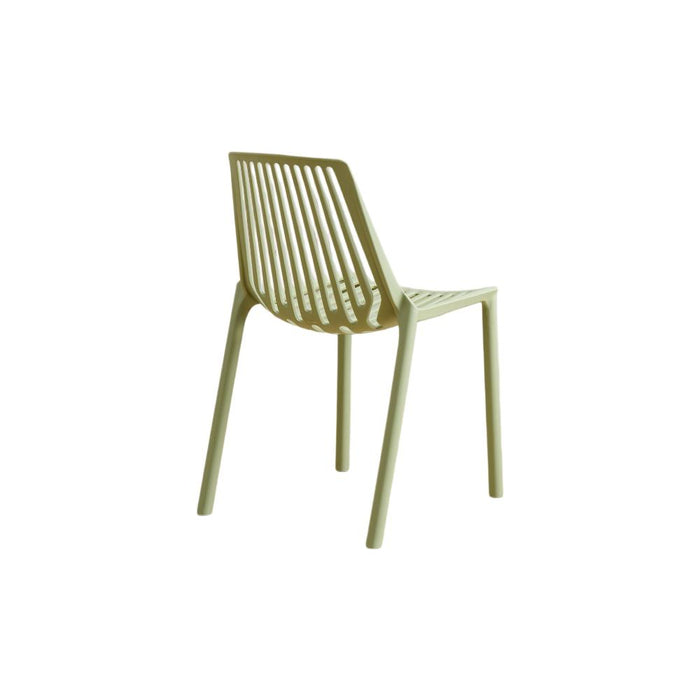 Silla Tanger, Verde Olivo, con Espaldar y Diseño Moderno
