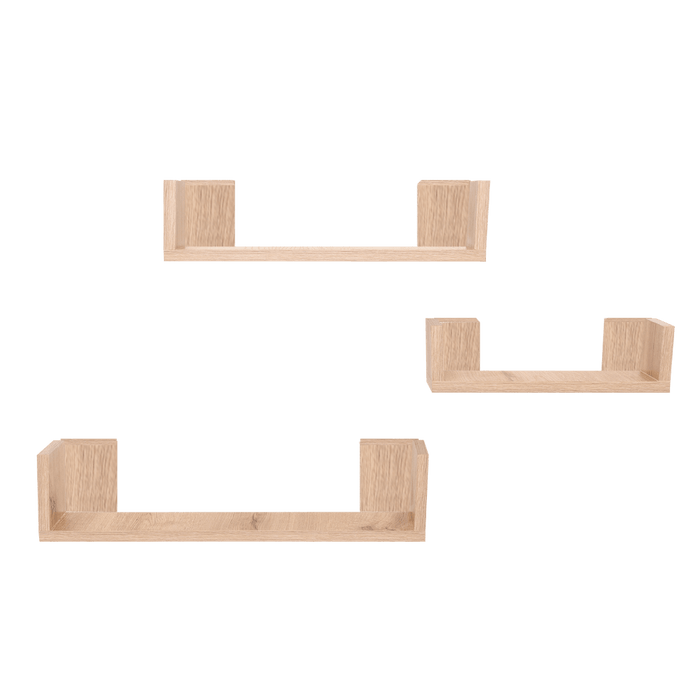 Set de Repisas en U Eva, Beige, X6 Unidades