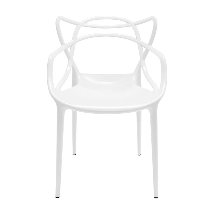 Set de 2 sillas exterior sidney con brazos blanco  marca Boxbit