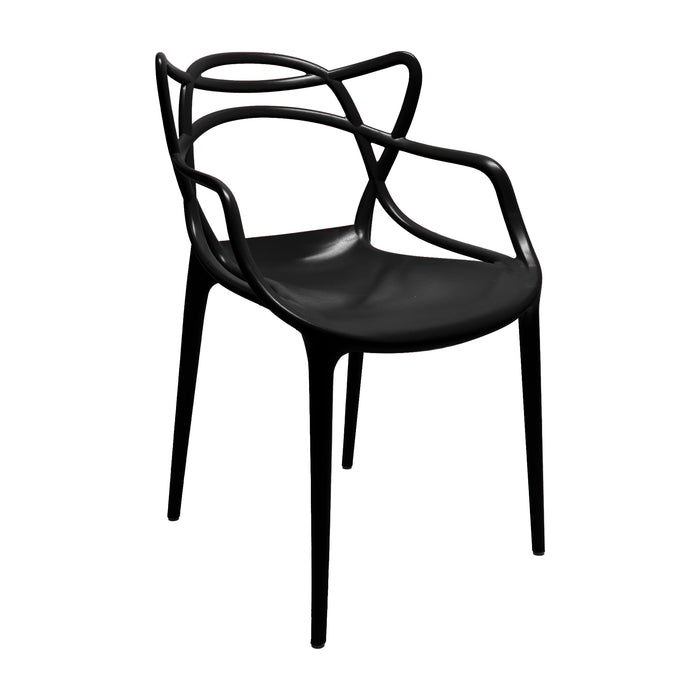 Silla exterior sidney con brazos grafito  marca Boxbit