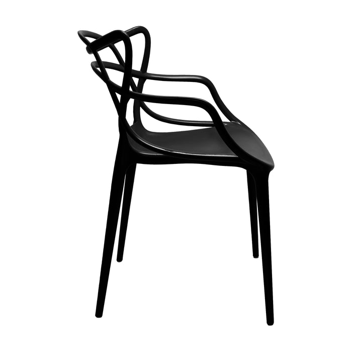 Set de 2 sillas exterior sidney con brazos grafito  marca Boxbit