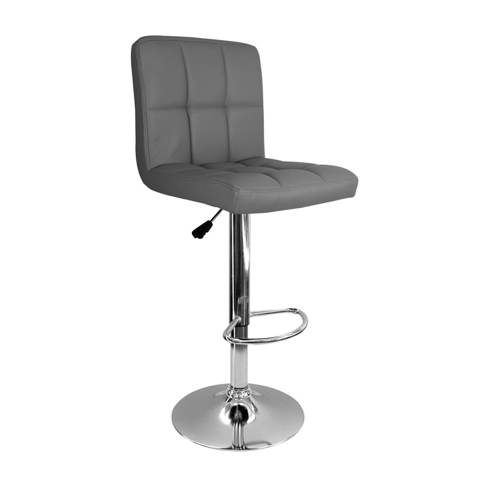 Silla de barra confort color gris