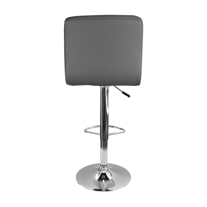 Silla de barra confort color gris