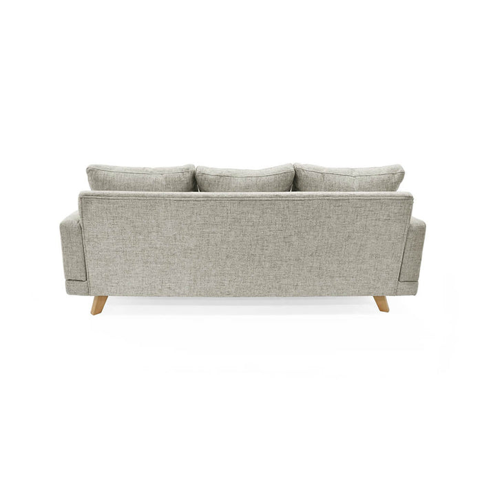 Sofa 3 Puestos Lisboa Tela 192x81x85 Taupe