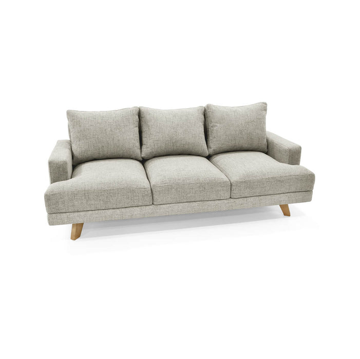 Sofa 3 Puestos Lisboa Tela 192x81x85 Taupe