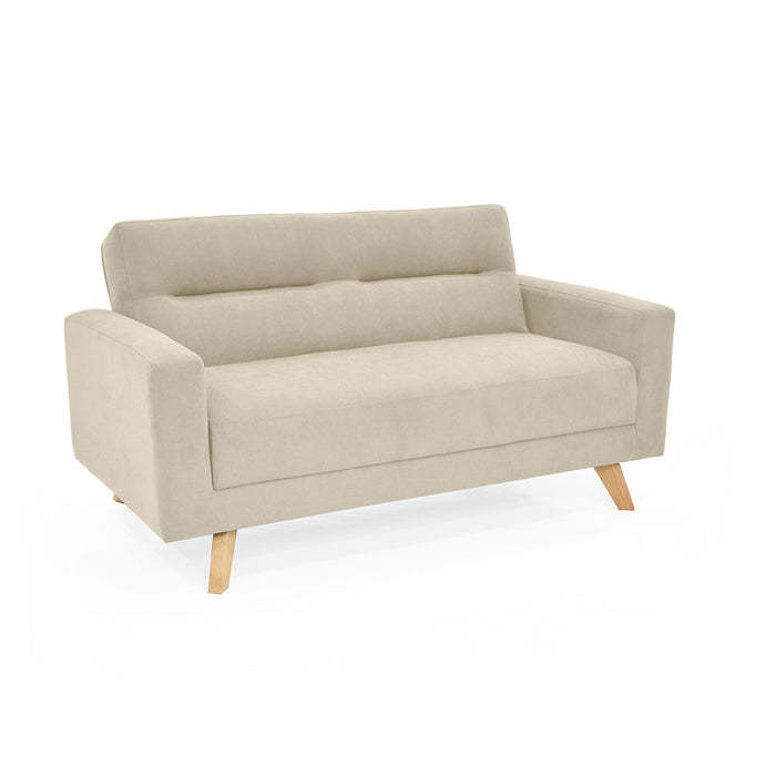Sofa Barza 2 Puestos Tela 150x82x83 Taupe