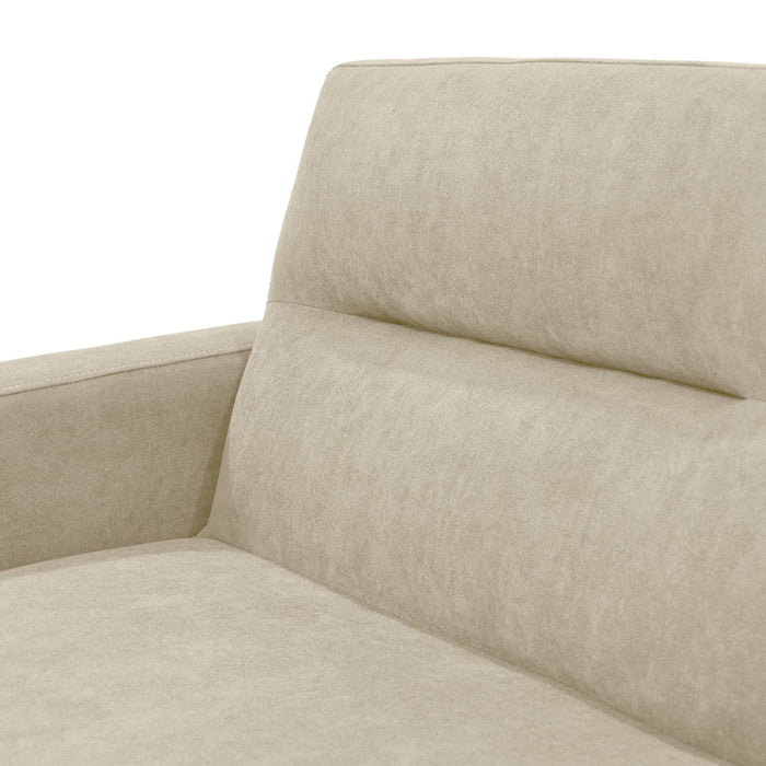 Sofa Barza 2 Puestos Tela 150x82x83 Taupe