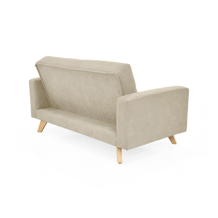 Sofa Barza 2 Puestos Tela 150x82x83 Taupe