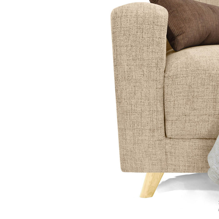 Sofa Cama Dominic Reclinable 206x90x80 Beige