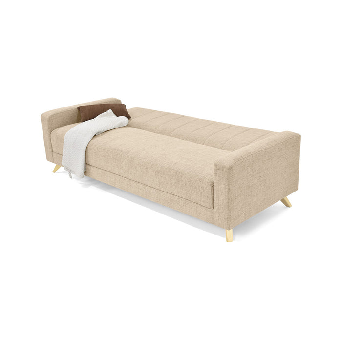 Sofa Cama Dominic Reclinable 206x90x80 Beige