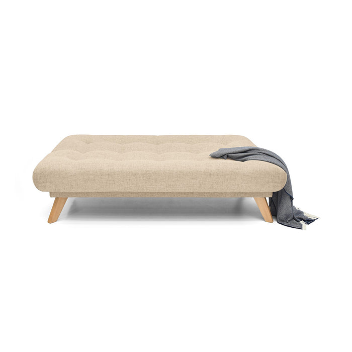 Sofa Cama Porto Reclinable Tela 182x85x85 Beige
