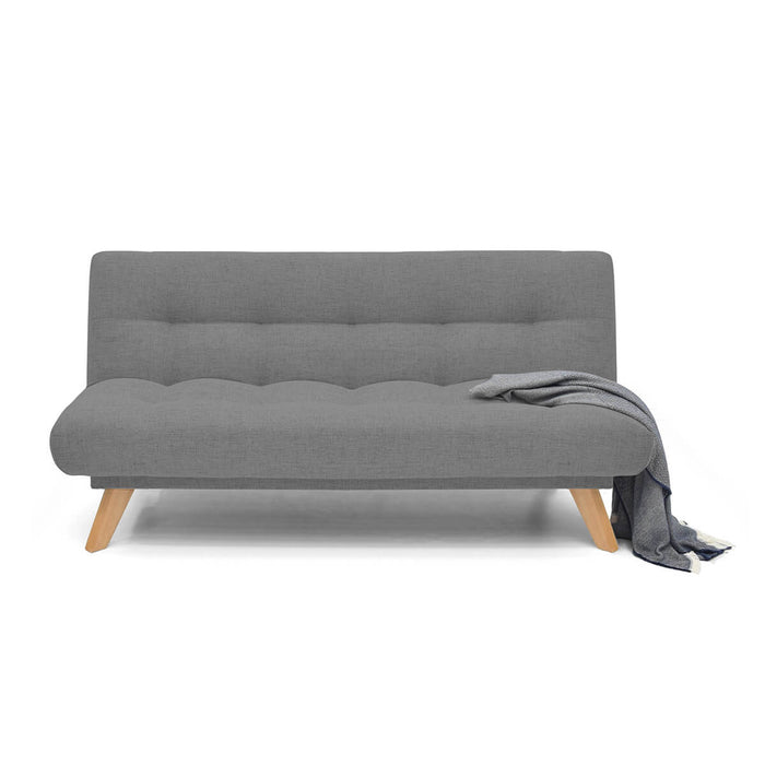 Sofá Cama Porto Reclinable Tela 182x85x85 Cm gris