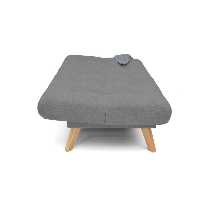 Sofá Cama Porto Reclinable Tela 182x85x85 Cm gris