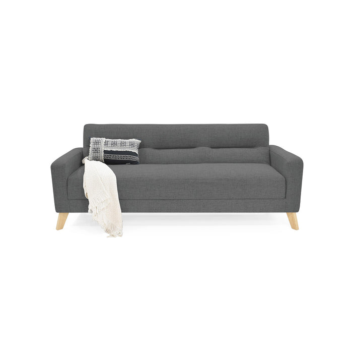 Sofá Cama Sion Reclinable 206x90x82 Cm Gris