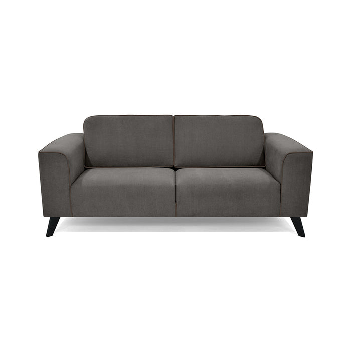 Sofa Lotus 2 Puestos Tela 190x85x83 Gris