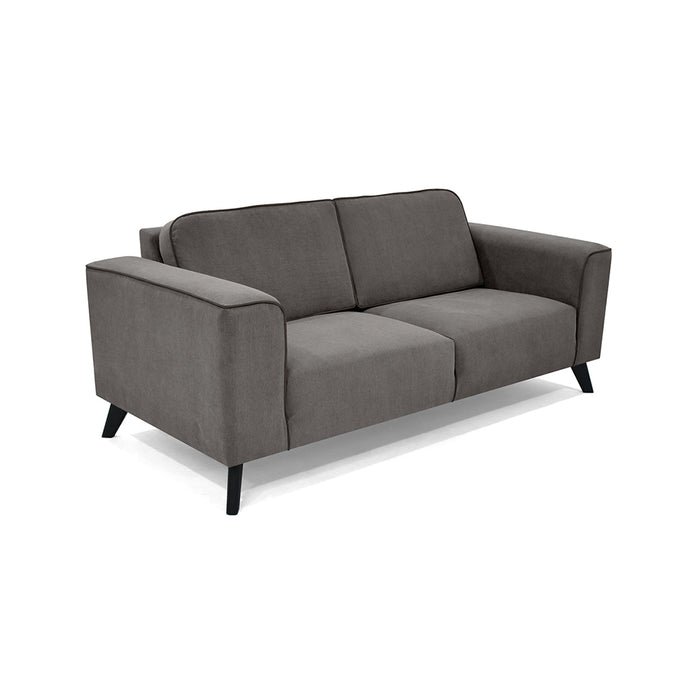 Sofa Lotus 2 Puestos Tela 190x85x83 Gris
