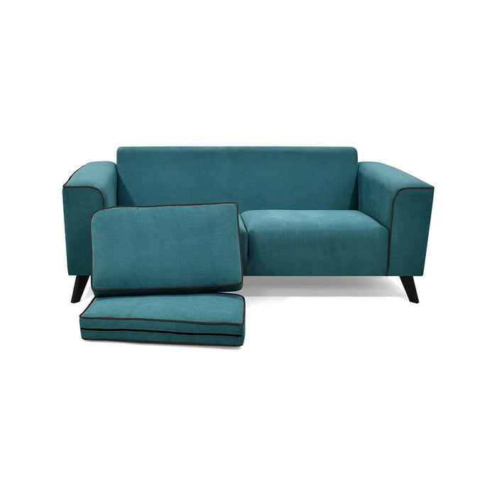 Sofá Lotus 2 Puestos Tela 190x85x83 Cm