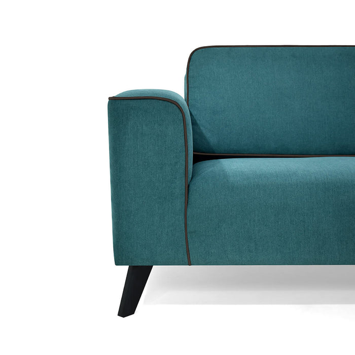 Sofá Lotus 2 Puestos Tela 190x85x83 Cm