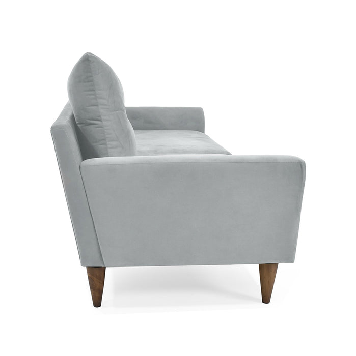 Sofa Verge 3 Puestos Tela 190x85x90 Plata