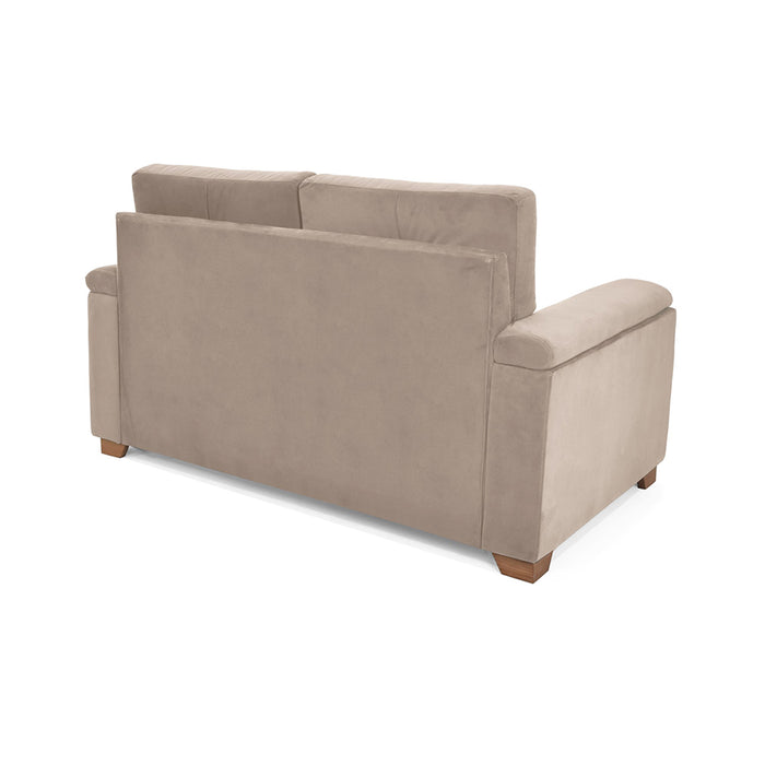 Sofa Zamora 2 Puestos Tela 150x87x85 Taupe