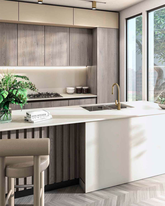 Superficie sólida acrílica bone marca Meganite