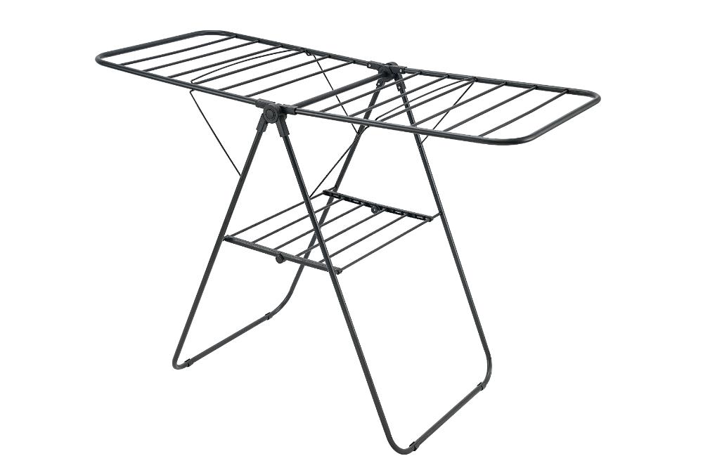 Tendedero de Piso Pitendo, Negro, Plegable y Extendible