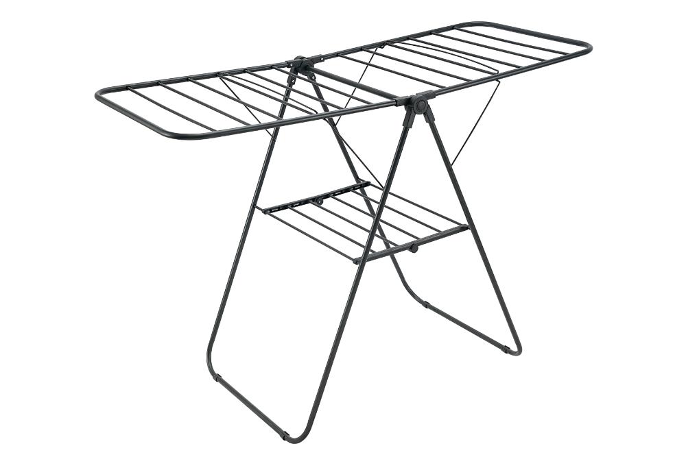Tendedero de Piso Pitendo, Negro, Plegable y Extendible