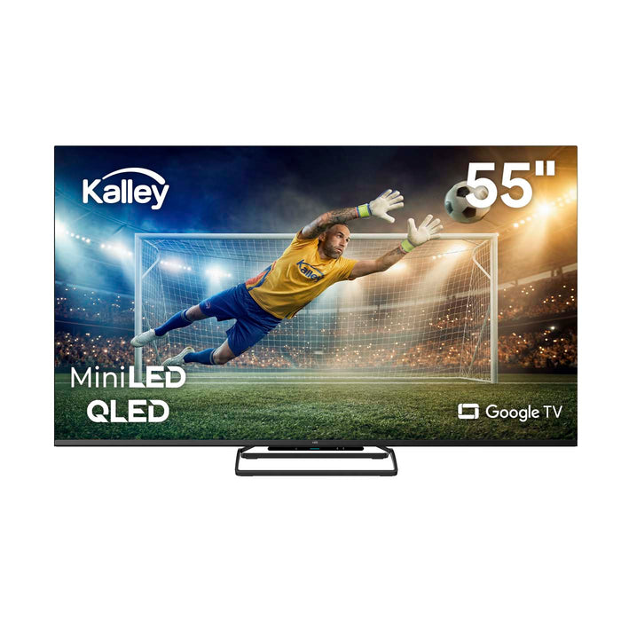 Televisor Kalley de 55" calidad 4K UHD Smart TV con Google integrado