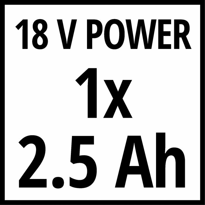 Taladro Inalámbrico percutor  ½“ + cargador y bateria de 2.5 Ah marca Einhell