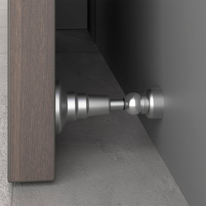 Tope puerta magnético cierre lento cepillado níquel o negro