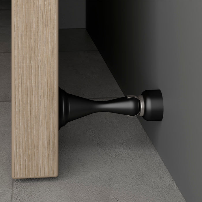 Tope para puerta magnético cepillado niquel o negro