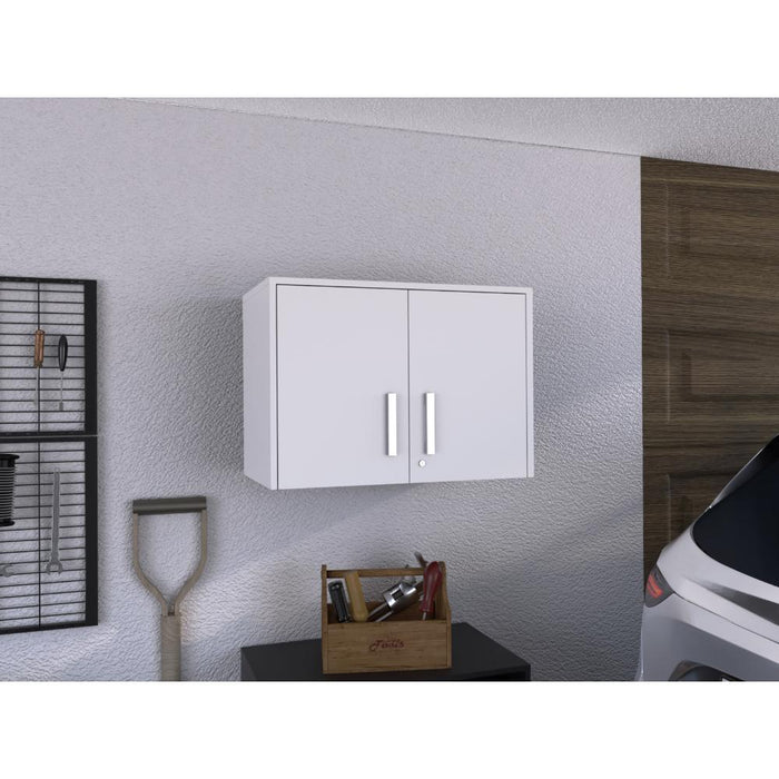 Gabinete Superior Multiusos, Kronos Blanco, Con dos puerta batientes ZF