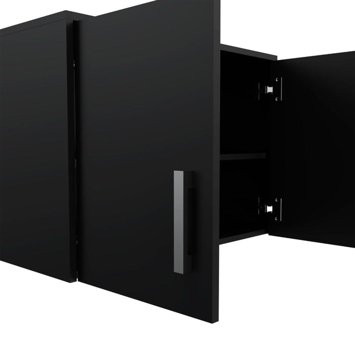 Gabinete superior Multiusos, Wengue, Con dos puerta batientes ZF