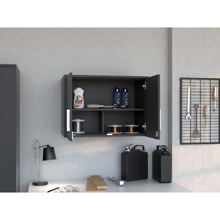 Gabinete superior Multiusos, Wengue, Con dos puerta batientes ZF