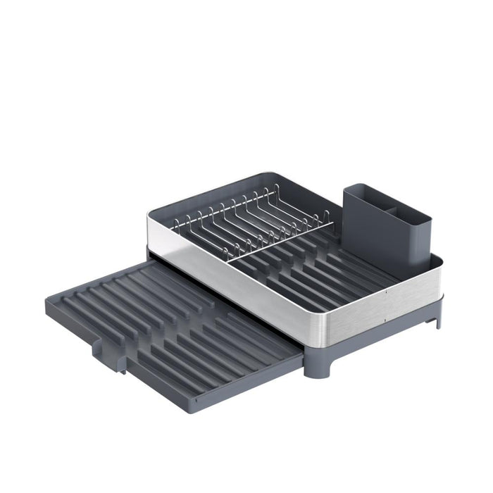 Escurridor De Platos Secovia, Azul y Gris Metalizado, Expandible