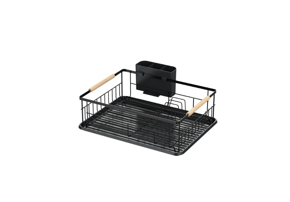 Escurridor De Platos Nova, Negro, Metalico