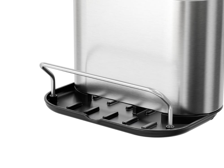 Dispensador Jabón de Platos Fluvora , Negro y Gris Metalizado, 3 en 1