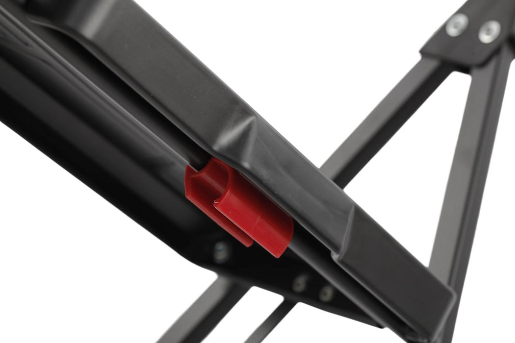 Escalera Tubular Alba, Negro, Plagable de 3 Niveles