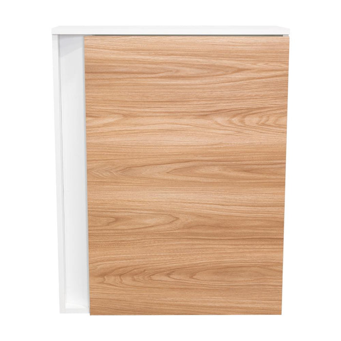 Zapatero Light, Blanco Duqueza y Fresno Europeo, con una puerta abatible