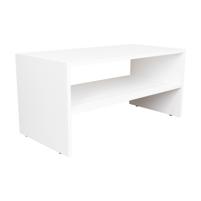 Zapatero Apilable Silap, Blanco Duqueza, con capacidad para 6 pares de zapatos